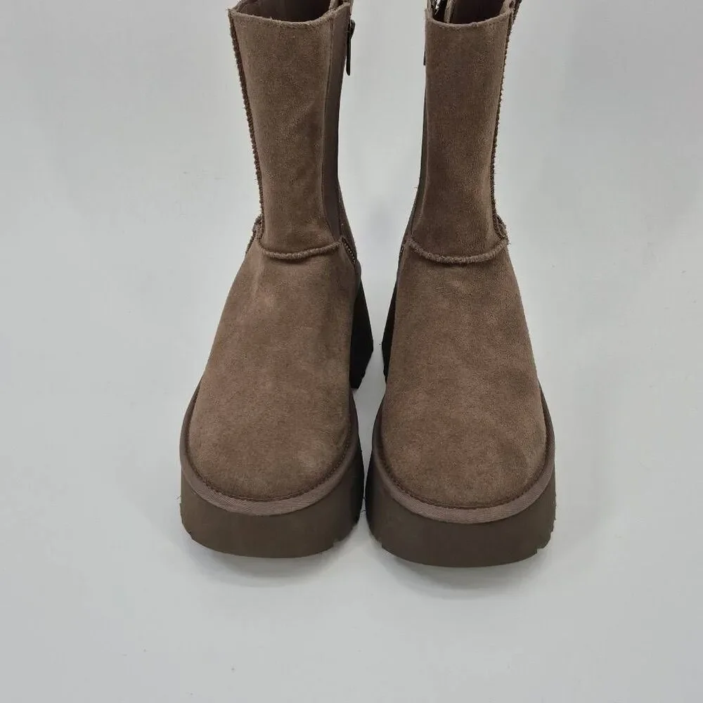 UGG Twin Seam New Heights Boots Taupe Size 10